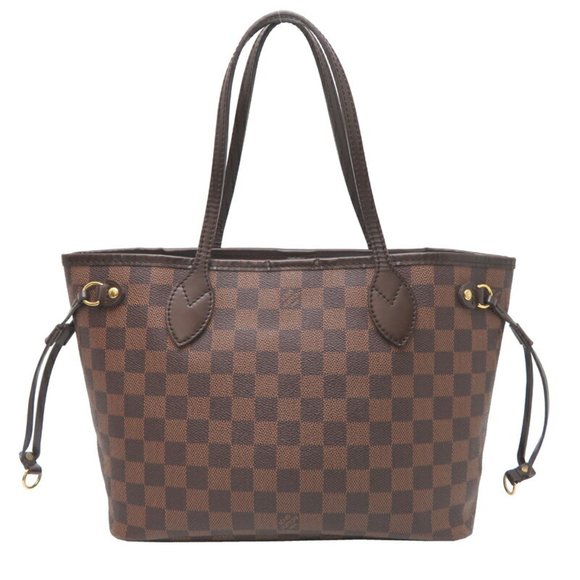 Louis Vuitton Neverfull PM Women's Tote Bag N51109 Damier Brown - Picture 1 of 10
